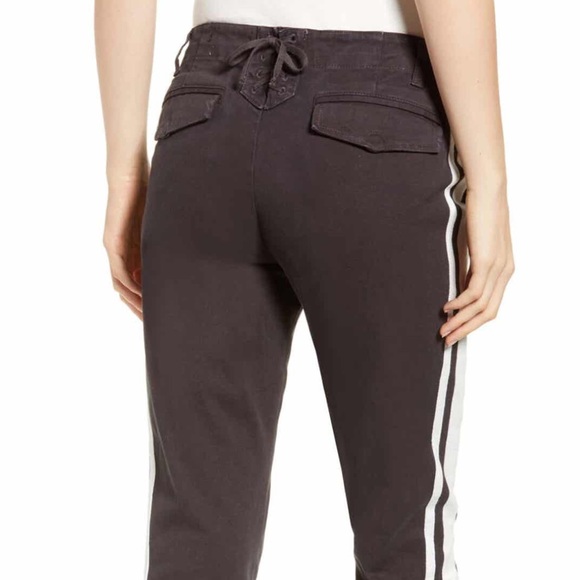 PAM & GELA stripe Step Hem pants 👖 - Picture 6 of 7